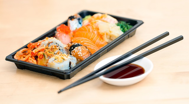 krabička sushi